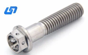 Titanium Flange Drilled Bolts Rau Xauv Hlau