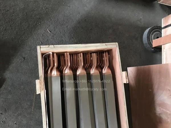 Titanium Cladding Copper Rod Widely Used In The Copper Electrolysis